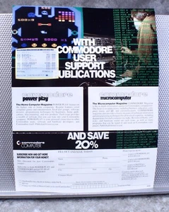 Commodore Computer User Support Publication Ad - Afbeelding 1 van 2
