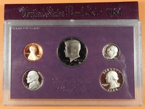 1984 U.S. PROOF set in original Mint Holders - Proof - San Francisco mint - Picture 1 of 1