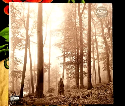 TAYLOR SWIFT FOLKLORE “IN THE TREES” (2LP) Deluxe Edition BEIGE Vinyl NEW 2023 - Image 1 of 3