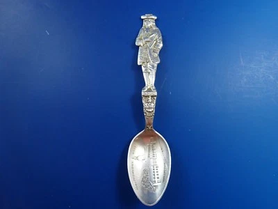 Philadelphia, Pennsylvania Sterling Souvenir Spoon with Independence Hall 9707 Foto 1 de 4