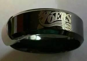 Philadelphia 76ers titanium ring sizes 6-13 - Picture 1 of 1