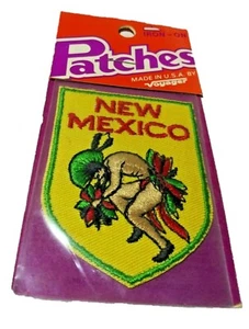 Vintage VOYAGER New Mexico souvenir ferro su toppa ricamata ballerina NUOVO - Foto 1 di 5