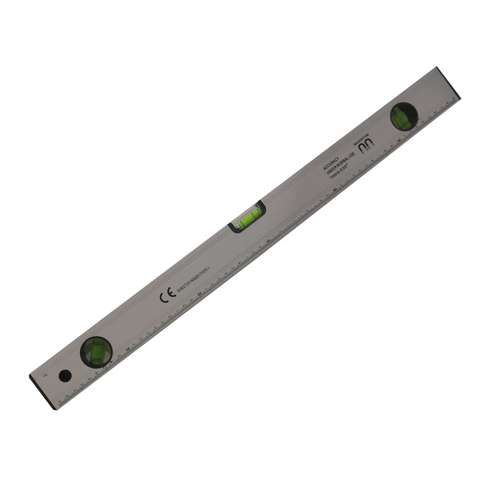 LIVELLA DI PRECISIONE MAGNETICA CON 3 LIVELLE A BOLLA E METRO COD. YER-1      - Imagen 1 de 4