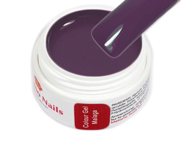 MELANO NAILS Color Farb UV Gel Farbgel Made in Germany 5ml Malaga