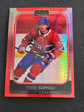 2021-22 O-PEE-CHEE OPC PLATINUM TYLER TOFFOLI #181 #ed 133/199 RED PRISM
