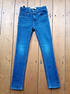 Boy's Levi's 510 skinny fit mid blue adjustable Denim Jeans (Size 10A) - Picture 1 of 6