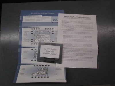 Franklin Mint Paperwork 1955 Pontiac Star Chief Convertible - Image 1 of 4