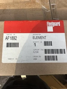 Filtro de aire secundario Fleetguard - AF1892 nuevo - Imagen 1 de 2