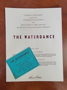 Der Wassertanz 1992 Weltpremiere Film Konvolut *Programm + Ticket* - Bild 1 von 5