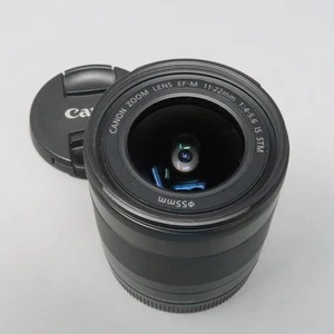 Canon EF-M 11-22 mm f/4-5.6 IS STM AF obiettivo con tappi - Foto 1 di 9