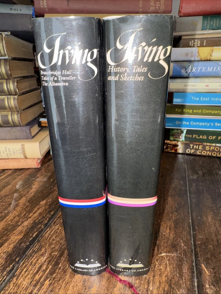 2 Vintage- The Library of America - WASHINGTON IRVING 1983/1991 Novels - Image 1 of 4