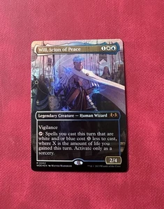 Will, Scion of Peace FOIL - NM - MTG Wilds of Eldraine - Magic the Gathering - Foto 1 di 1