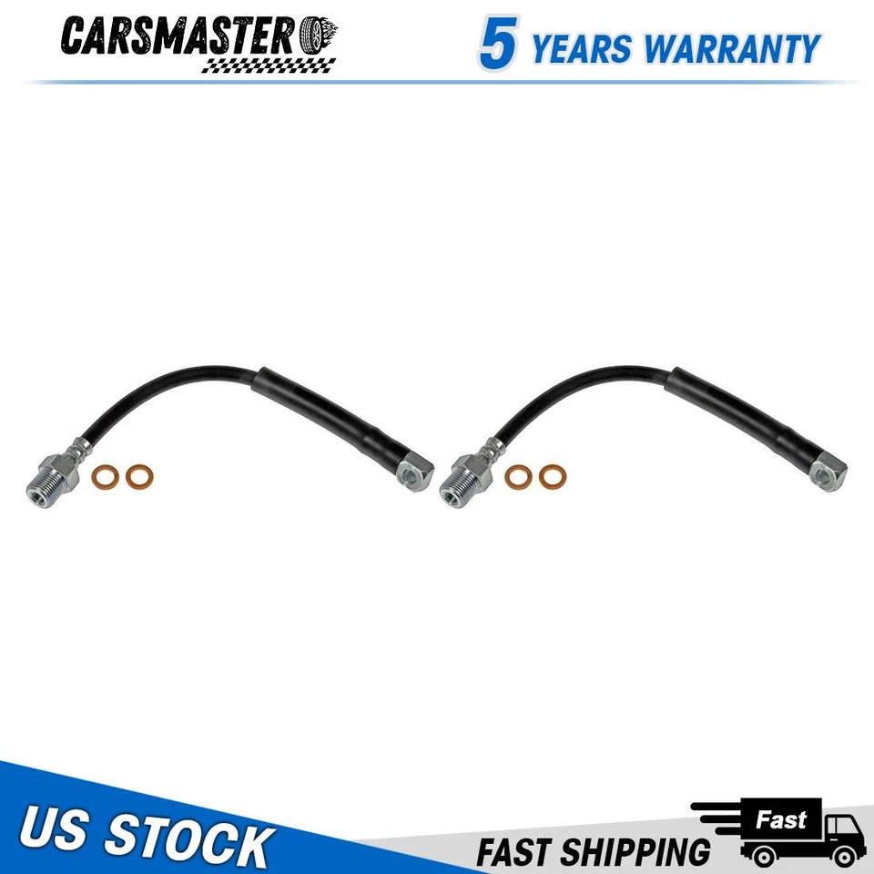 Kit de manguera de freno hidráulico delantero 2x para 1983-1984 GMC S15 Jimmy 1,9 L Foto 1 de 1