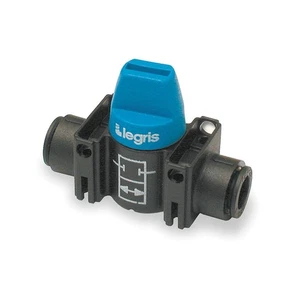 LEGRIS 7910 60 00 Manual 2-Way Ball Valve,Push,Polymer 1PGB2 - Picture 1 of 1