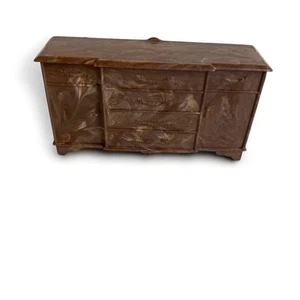 1950s Plasco Little Homemaker Dollhouse Miniature Buffet Cabinet 1:16 Faux  - Picture 1 of 7