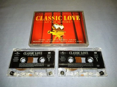 THE PRAGUE PHILHARMONIA CLASSIC LOVE AT THE MOVIES DOUBLE CASSETTE TAPE ALBUM - Image 1 of 2