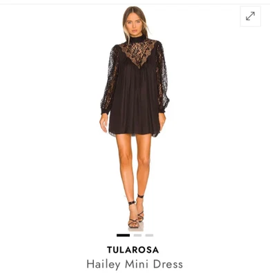 Женское мини-платье Tularosa Hailey размер Small. Черный. Новый с ярлыками. - Изображение 1 из 4