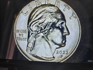 2022-P Sally Rider MS jefferson Quart W/ Drool Mouth, Obv/ Rev Die Errors - Picture 1 of 11