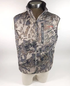 Sitka Jetstream Gore Optifade Windstopper Full Zip Fleece Lined Vest Size L - Picture 1 of 10