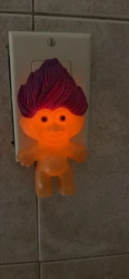 Rare Goodluck Troll Original Thomas Dam Designs Street Kids Plastic Nightlight - Image 1 of 4