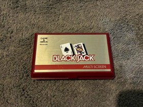 Nintendo Game & Watch Black Jack BJ-60 Multi Screen 1985 Vintage Tested Working