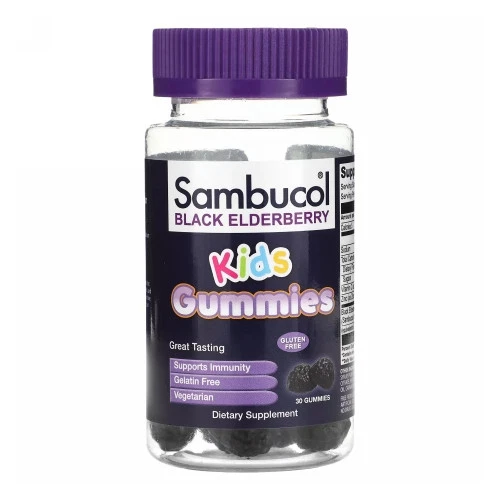 Gomitas Black Elderberry Kids 0 30 de Sambucol Foto 1 de 1