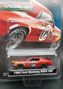 Greenlight Collectibles 1969 Ford Mustang Boss 302 AutoFest 09 curva sud, IN - Foto 1 di 5