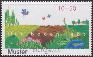 Specimen, Germany ScB866 Environmental Protection, Butterfly - Picture 1 of 1