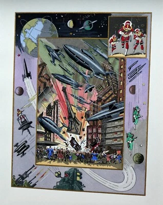 GRAVURES.    GRADASSI   ***** PROPHETIES DE NOSTRADAMUS*****    1961.   EX.N° - Photo 1/4