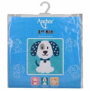 Anchor Puppy Love 1st Needlepoint Tapestry Kit Beginners Kids Children's Craft - Picture 1 of 1