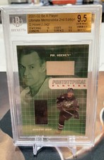 2001-02 Be A Player ULTIMATE MEMORABILIA Gordie Howe Jagr JERSEY /40 SSP BGS 9.5