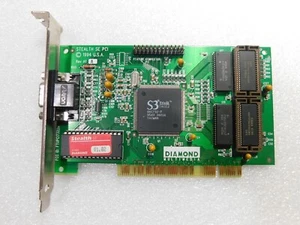 DIAMOND STEALTH SE PCI S3 TRIO32 86C732-P 2MB VGA VIDEO GRAPHICS CARD ADAPTER - Picture 1 of 3