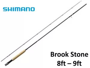 Caña de pescar con mosca de piedra Shimano Brooke trucha pesca 8 ft-9f de Japón 1 - Imagen 1 de 1