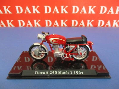 Die cast 1/24 Modellino Moto Ducati 250 Mach 1 1964 by Atlas - Immagine 1 di 4