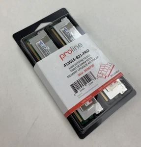 Samsung M395T1K66AZ4-CE66 8 GB 2Rx4 DDR2 PC2-5300F 667MHz New Lot of 2x - Picture 1 of 6