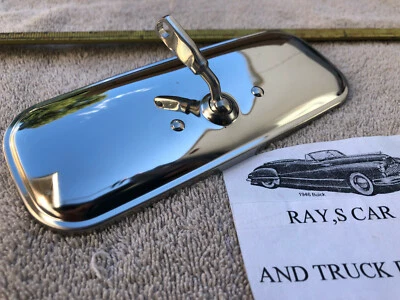 ¡Espejo retrovisor interior de repuesto para camioneta Chevrolet 1959 a 1971 nuevo!  Foto 1 de 4