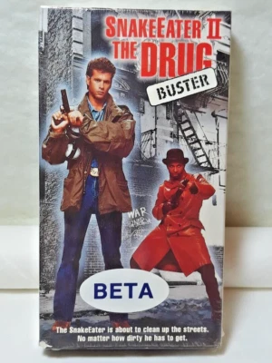 Vintage SNAKE EATER II Betamax Video Tape Paramount Beta ~~~ RARE - Imagen 1 de 4