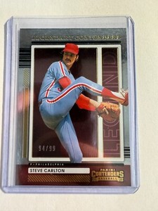K142,998- 2021 Panini Contenders Legendary Contenders Gold #1 Steve Carlton #/99