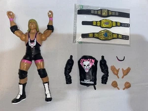 Custom WWE Ultimate Owen Hart with Elite Belts Hart Foundation - Picture 1 of 9