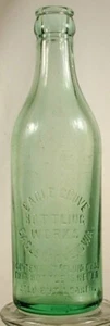 EAGLE GROVE BOTTLING WORKS IOWA 7 OZ SODA BOTTLE ABM - Picture 1 of 5