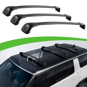 3PCS Crossbar Roof Rail Rack Cross Bars Luggage Fit For Rivian R1S 2022-2025 - Picture 1 of 11