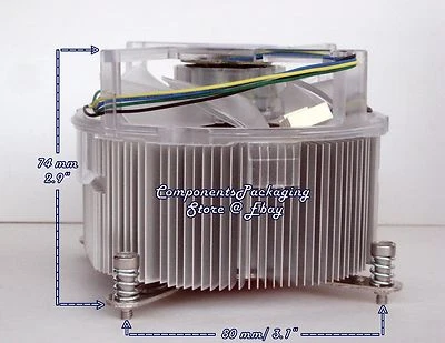 Intel Cooler Heatsink Fan for Core i7-6900K & i7-6950K Socket LGA 2011 CPU - New - Image 1 of 4