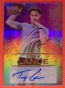 2021 Skybox Premium Metal Universe Champions Trey Lance Auto - Cowboys - Bild 1 von 3