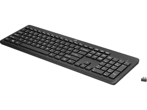 HP 230 Wireless Keyboard Windows 11 10 Chrome OS QWERTY Dongle 3L1E7AA#ABA *READ - Picture 1 of 12