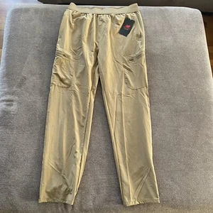 New Balance All Motion Pockets Joggers Mens Running Pants Tan Beige Size Large - Picture 1 of 8