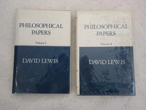 David Lewis PHILOSOPHICAL PAPERS Two Volume Set 1983 Oxford University 1stEd's - Picture 1 of 3