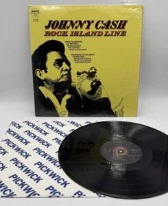 JOHNNY CASH ~ Rock Island Line ~ Pickwick LP - Imagen 1 de 13