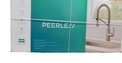 Peerless Westchester Single Handle Stainless Pull Down Kitchen Faucet 7924LF-SS