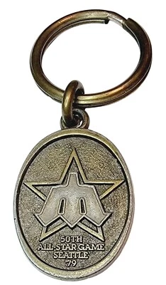Vintage Seattle Mariners 50th All Star Game Keychain 1979 MLB Baseball Souvenir  - Image 1 of 3