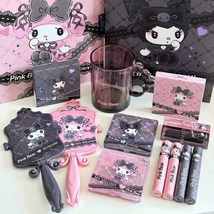 Sanrio x Pinkbear полночь Melokuro моя мелодия и Kuromi макияж блеск для губ тени для век - Изображение 1 из 4